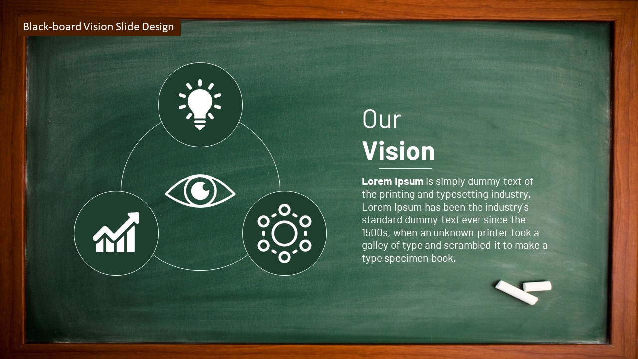 Free Mission & Vision PowerPoint slides template, PPT Slide Vision